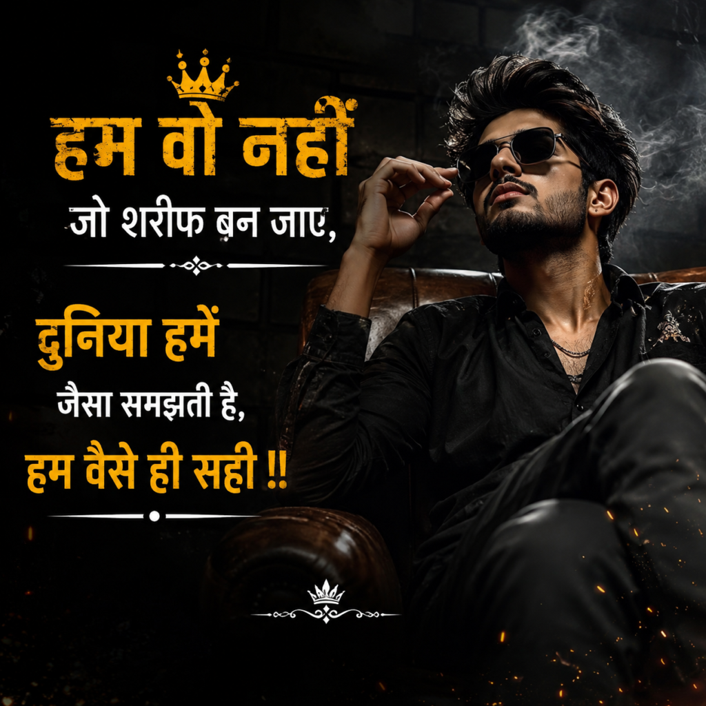 Badmashi Shayari Photo